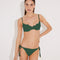 Luigiana Green Undirwired Side Tie Bikini Set | Moeva | Bikini Sets | Each week unveils new pieces—luxury swimwear, fluid resort silhouettes, and elevated summer-to-evening essentials designed to carry you from coastal escapes to city nights.