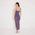 Lulusar Lilac Metallic Knitted Maxi Dress | Moeva | Beachwear Dresses | Each week unveils new pieces—luxury swimwear, fluid resort silhouettes, and elevated summer-to-evening essentials designed to carry you from coastal escapes to city nights.