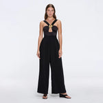 Manami Black High Waist Wide Leg Pants | Moeva | Women RTW Pants | Each week unveils new pieces—luxury swimwear, fluid resort silhouettes, and elevated summer-to-evening essentials designed to carry you from coastal escapes to city nights.