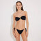 Marcella Black Bandeau Side Tie Bikini Set | Moeva | Bikini Set | Each week unveils new pieces—luxury swimwear, fluid resort silhouettes, and elevated summer-to-evening essentials designed to carry you from coastal escapes to city nights.