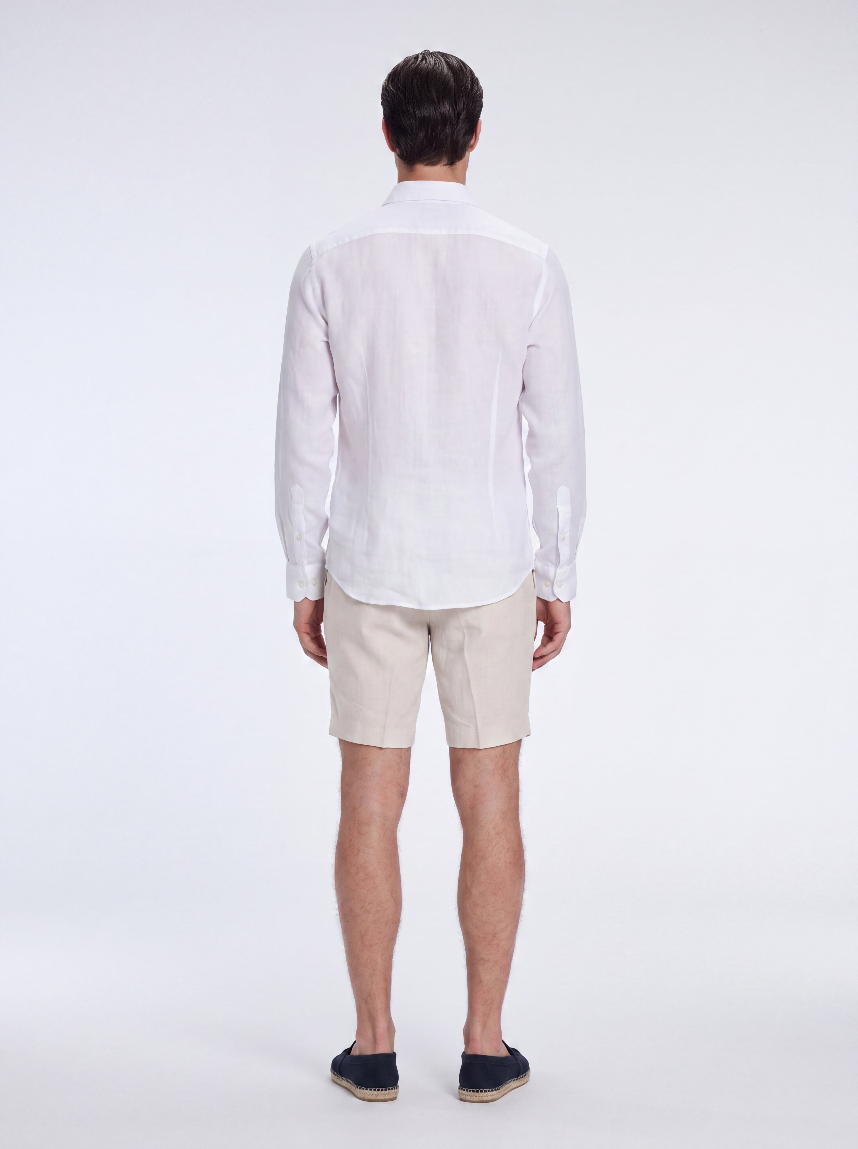 Marco Linen Beige Shorts