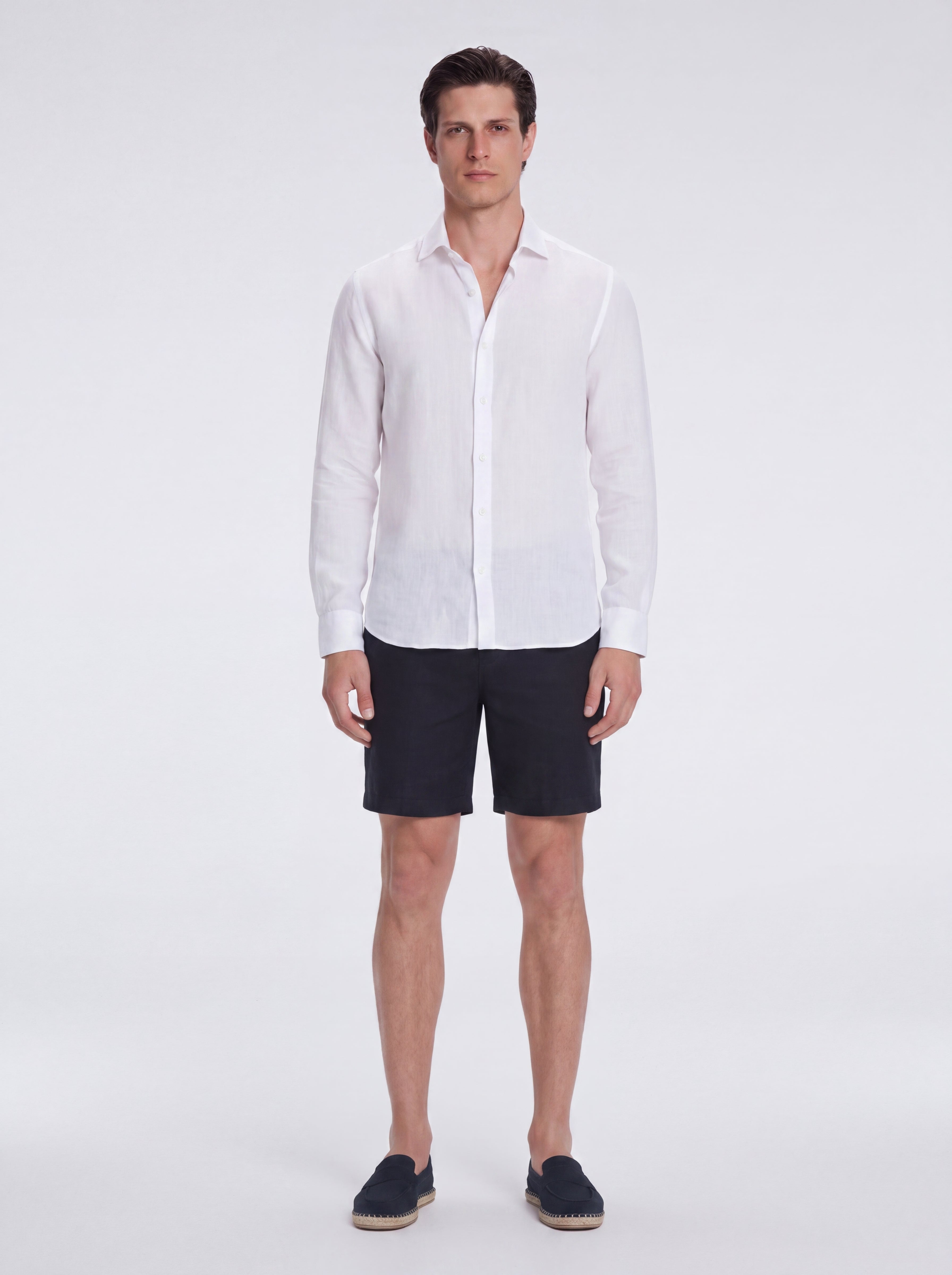 Marco Linen Black Shorts