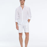 Marco Linen White Shorts