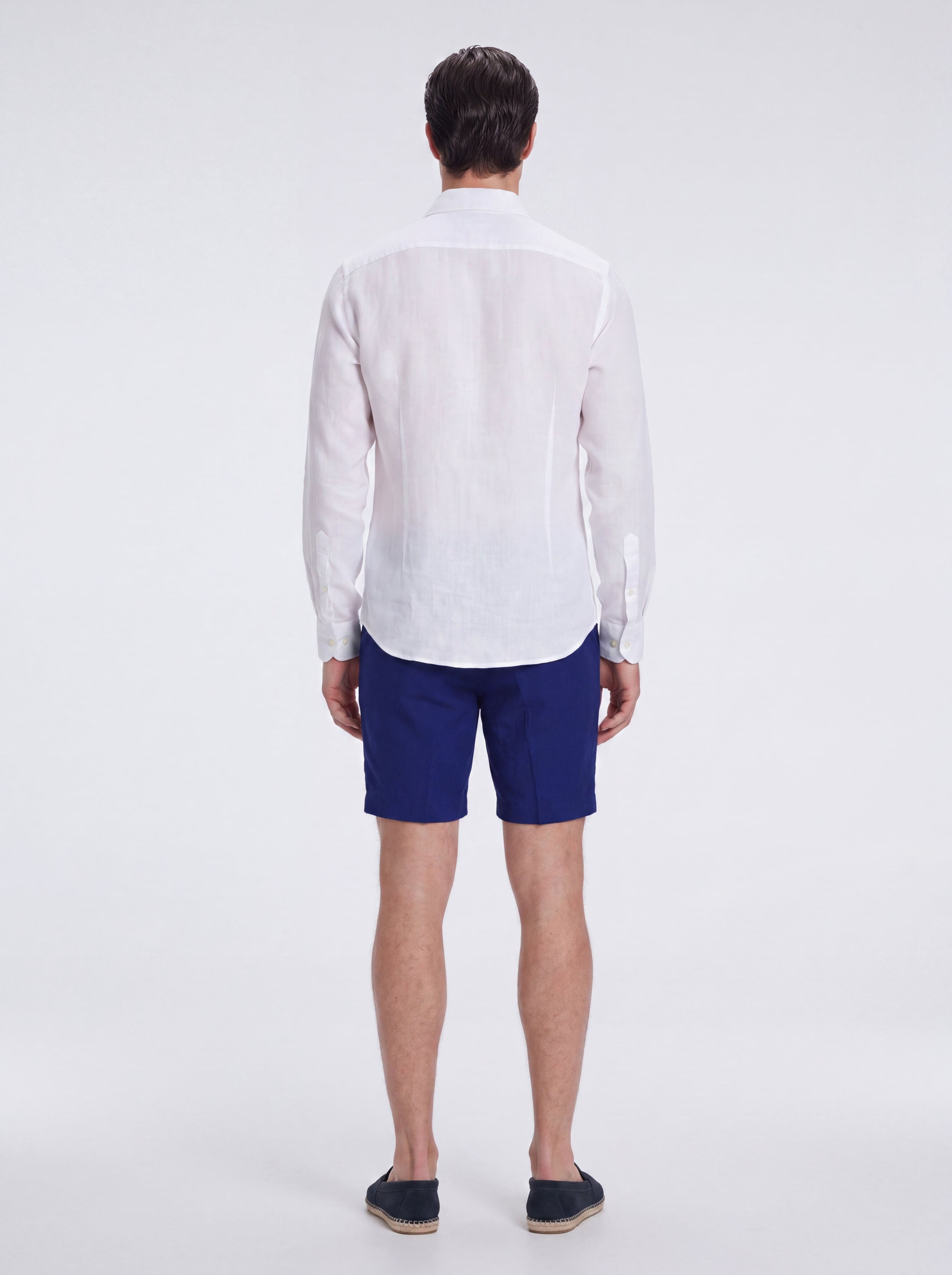 Marco Linen Dark Blue Shorts
