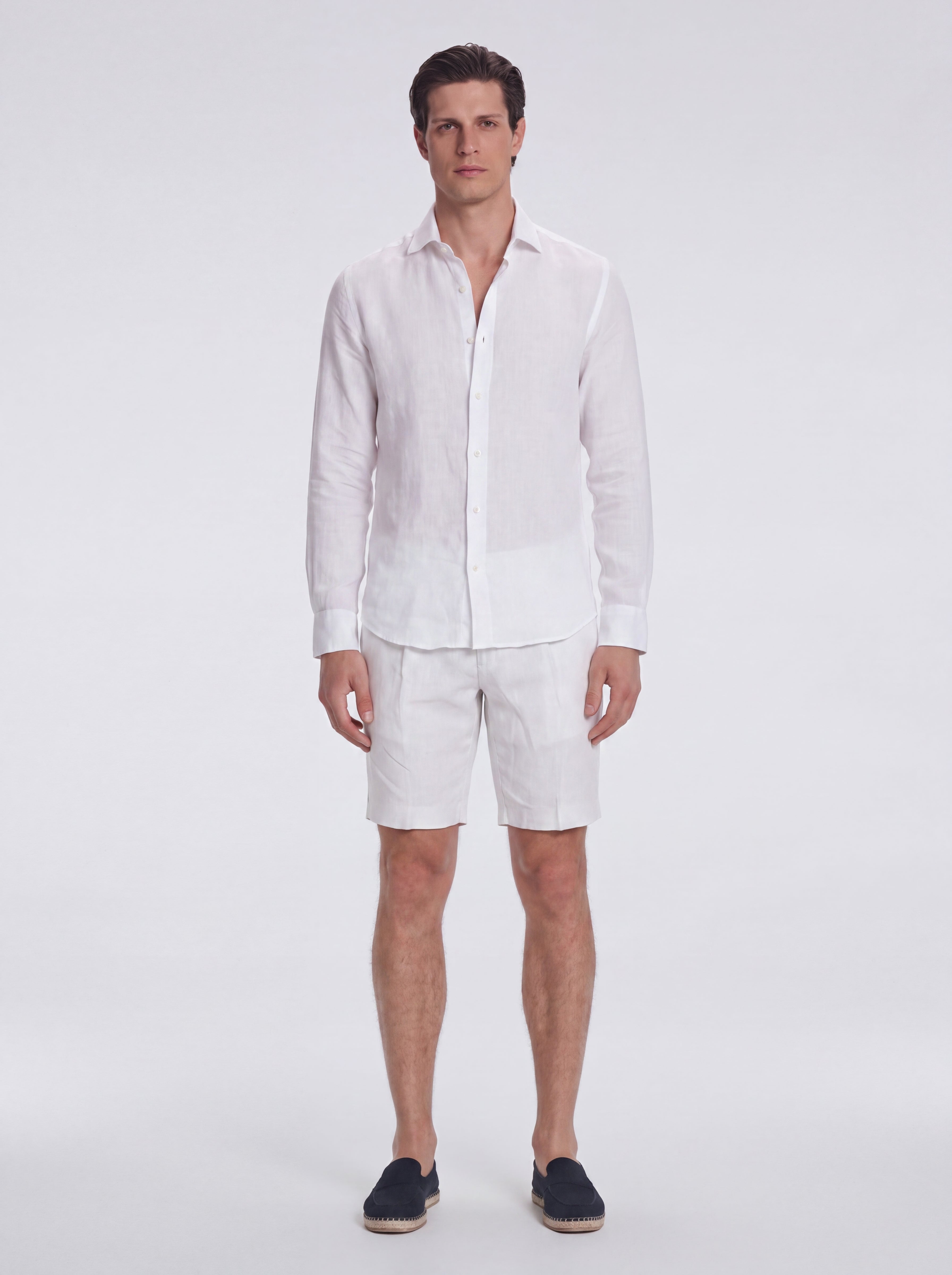 Marco Linen White Shorts