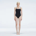 Marigold Black Corset Square Neck Swimsuit | Moeva | One-Piece | Each week unveils new pieces—luxury swimwear, fluid resort silhouettes, and elevated summer-to-evening essentials designed to carry you from coastal escapes to city nights.