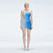Marsiela Blue Optical Bandeau Draped Mini Dress | Moeva | Dress | Each week unveils new pieces—luxury swimwear, fluid resort silhouettes, and elevated summer-to-evening essentials designed to carry you from coastal escapes to city nights.