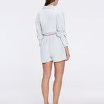 Hanson White Long Sleeve Linen Tie Front Shirt | Moeva | Shirt | Each week unveils new pieces—luxury swimwear, fluid resort silhouettes, and elevated summer-to-evening essentials designed to carry you from coastal escapes to city nights.