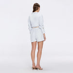 Hanson Shirt and Masha Shorts White Set | Moeva | Set | Each week unveils new pieces—luxury swimwear, fluid resort silhouettes, and elevated summer-to-evening essentials designed to carry you from coastal escapes to city nights.