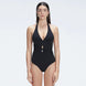 Miley Black Halter Swimsuit | Moeva | Swimsuit | Each week unveils new pieces—luxury swimwear, fluid resort silhouettes, and elevated summer-to-evening essentials designed to carry you from coastal escapes to city nights.