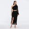 Monroe & Alani Fringe Asymmetric Knit Black Set | Moeva | | Each week unveils new pieces—luxury swimwear, fluid resort silhouettes, and elevated summer-to-evening essentials designed to carry you from coastal escapes to city nights.