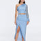 Monroe & Alani Fringe Asymmetric Knit Blue Set | Moeva | | Each week unveils new pieces—luxury swimwear, fluid resort silhouettes, and elevated summer-to-evening essentials designed to carry you from coastal escapes to city nights.