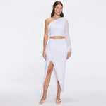 Monroe & Alani Fringe Asymmetric Knit White Set | Moeva | | Each week unveils new pieces—luxury swimwear, fluid resort silhouettes, and elevated summer-to-evening essentials designed to carry you from coastal escapes to city nights.