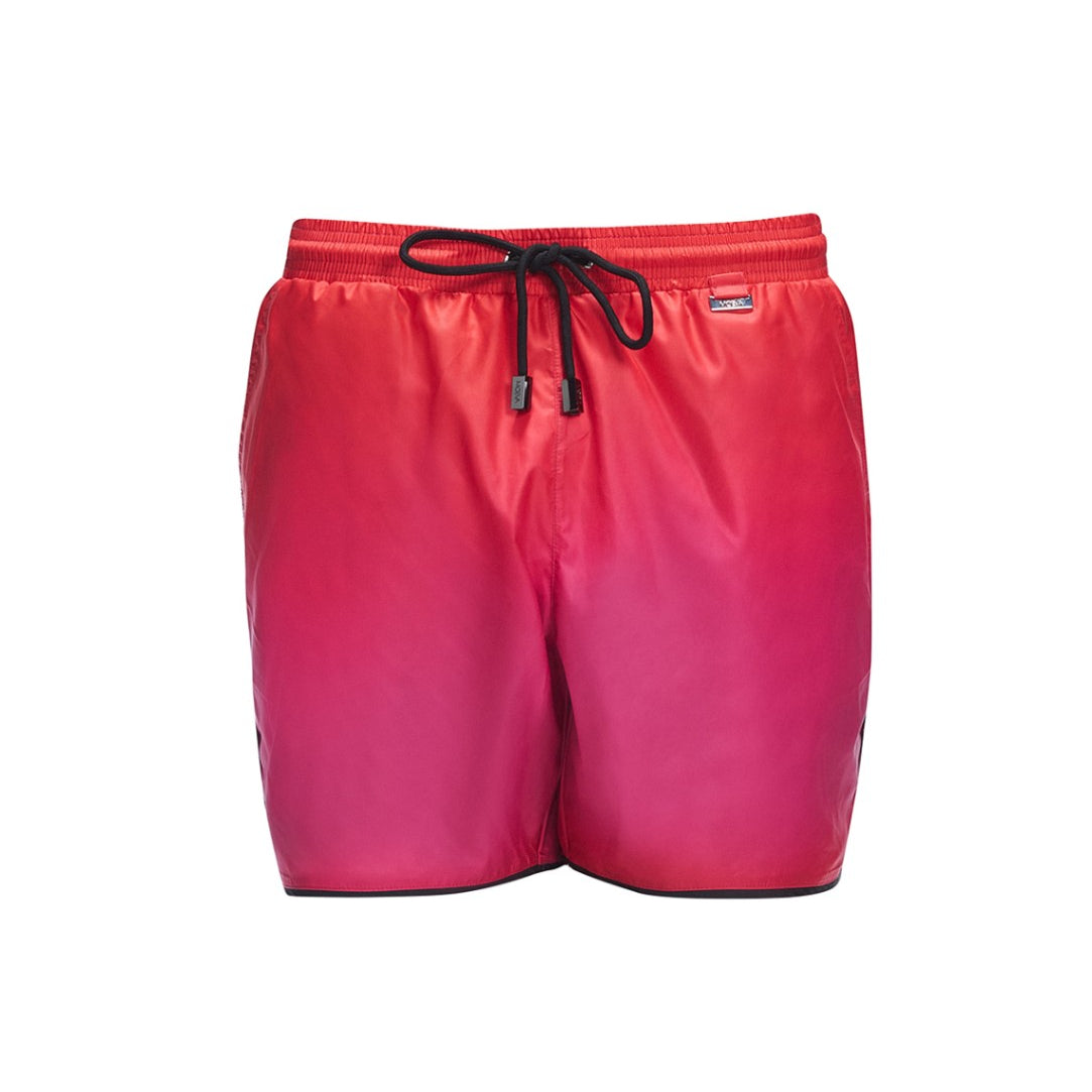 Griffin Red Gradient Swim Shorts | Moeva | Shorts | Each week unveils new pieces—luxury swimwear, fluid resort silhouettes, and elevated summer-to-evening essentials designed to carry you from coastal escapes to city nights.
