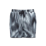 Griffin Black Sonar Swim Shorts with front tie cords, highlighting the sleek black print and side piping detail.
