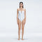 Zephyrine White Bandeau Swimsuit | Moeva | One-Piece | Each week unveils new pieces—luxury swimwear, fluid resort silhouettes, and elevated summer-to-evening essentials designed to carry you from coastal escapes to city nights.