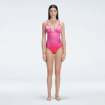 Marina Gradient V Neck Swimsuit | Moeva | One-Piece | Each week unveils new pieces—luxury swimwear, fluid resort silhouettes, and elevated summer-to-evening essentials designed to carry you from coastal escapes to city nights.