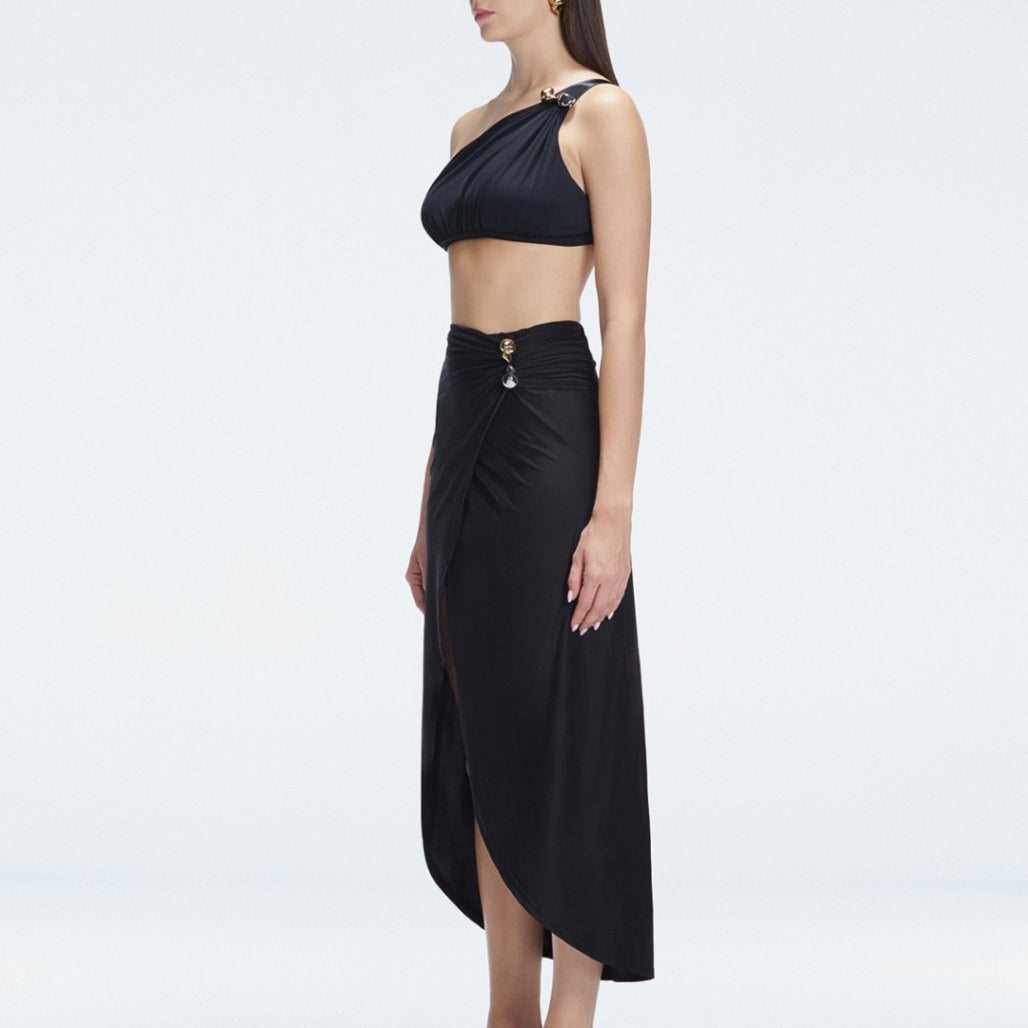 Gina Maxi Skirt | Moeva | Skirt | Each week unveils new pieces—luxury swimwear, fluid resort silhouettes, and elevated summer-to-evening essentials designed to carry you from coastal escapes to city nights.