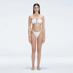 Ilana White Bandeu Full Coverage Piece Bikini Set | Moeva | Bikini Sets | Each week unveils new pieces—luxury swimwear, fluid resort silhouettes, and elevated summer-to-evening essentials designed to carry you from coastal escapes to city nights.