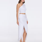 Monroe & Alani Fringe Asymmetric Knit White Set | Moeva | | Each week unveils new pieces—luxury swimwear, fluid resort silhouettes, and elevated summer-to-evening essentials designed to carry you from coastal escapes to city nights.