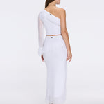 Monroe & Alani Fringe Asymmetric Knit White Set | Moeva | | Each week unveils new pieces—luxury swimwear, fluid resort silhouettes, and elevated summer-to-evening essentials designed to carry you from coastal escapes to city nights.