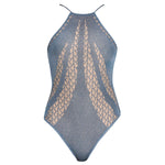 Provence Halter Neck Knitted Blue Swimsuit | Moeva | Swimsuit | Each week unveils new pieces—luxury swimwear, fluid resort silhouettes, and elevated summer-to-evening essentials designed to carry you from coastal escapes to city nights.
