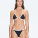 Cobie Black-White Triangle Mid Coverage Textured Bikini Set | Moeva | Bikini Sets | Each week unveils new pieces—luxury swimwear, fluid resort silhouettes, and elevated summer-to-evening essentials designed to carry you from coastal escapes to city nights.