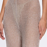 Lerins Knitted High-Waist Wide-Leg Grey-Black Pants | Moeva | Women Beachwear Pants | Each week unveils new pieces—luxury swimwear, fluid resort silhouettes, and elevated summer-to-evening essentials designed to carry you from coastal escapes to city nights.