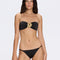 Astrid Mid Coverage Satin Black Bikini Bottom | Moeva | Bikini Bottom | Each week unveils new pieces—luxury swimwear, fluid resort silhouettes, and elevated summer-to-evening essentials designed to carry you from coastal escapes to city nights.