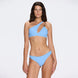 Grasse Gold Chain One-Shoulder Textured Blue Bikini Top | Moeva | Bikini Top | Each week unveils new pieces—luxury swimwear, fluid resort silhouettes, and elevated summer-to-evening essentials designed to carry you from coastal escapes to city nights.