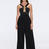 Manami Black High Waist Wide Leg Pants | Moeva | Women RTW Pants | Each week unveils new pieces—luxury swimwear, fluid resort silhouettes, and elevated summer-to-evening essentials designed to carry you from coastal escapes to city nights.