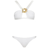 Irma Mid Coverage Satin White Bikini Bottom | Moeva | Bikini Bottom | Each week unveils new pieces—luxury swimwear, fluid resort silhouettes, and elevated summer-to-evening essentials designed to carry you from coastal escapes to city nights.