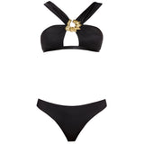 Irma Mid Coverage Satin Black Bikini Bottom | Moeva | Bikini Bottom | Each week unveils new pieces—luxury swimwear, fluid resort silhouettes, and elevated summer-to-evening essentials designed to carry you from coastal escapes to city nights.