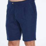 Marco Linen Dark Blue Shorts