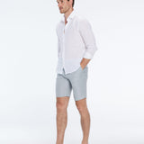 Marco Linen Grey Shorts