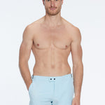 Jack Baby Blue Bulldog Swim Shorts | Moeva | Men Swim Stretch Shorts | Each week unveils new pieces—luxury swimwear, fluid resort silhouettes, and elevated summer-to-evening essentials designed to carry you from coastal escapes to city nights.
