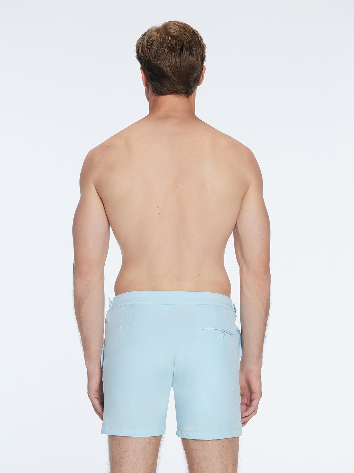 Jack Baby Blue Bulldog Swim Shorts | Moeva | Shorts | Each week unveils new pieces—luxury swimwear, fluid resort silhouettes, and elevated summer-to-evening essentials designed to carry you from coastal escapes to city nights.