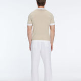 Troy Nude/White Tshirt