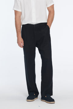 Adrian Black Linen Straight-Leg Pants | Moeva | | Each week unveils new pieces—luxury swimwear, fluid resort silhouettes, and elevated summer-to-evening essentials designed to carry you from coastal escapes to city nights.