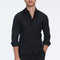 James Black Linen Slim-Fit Shirt | Moeva | Men Classic Collar Shirts | Each week unveils new pieces—luxury swimwear, fluid resort silhouettes, and elevated summer-to-evening essentials designed to carry you from coastal escapes to city nights.