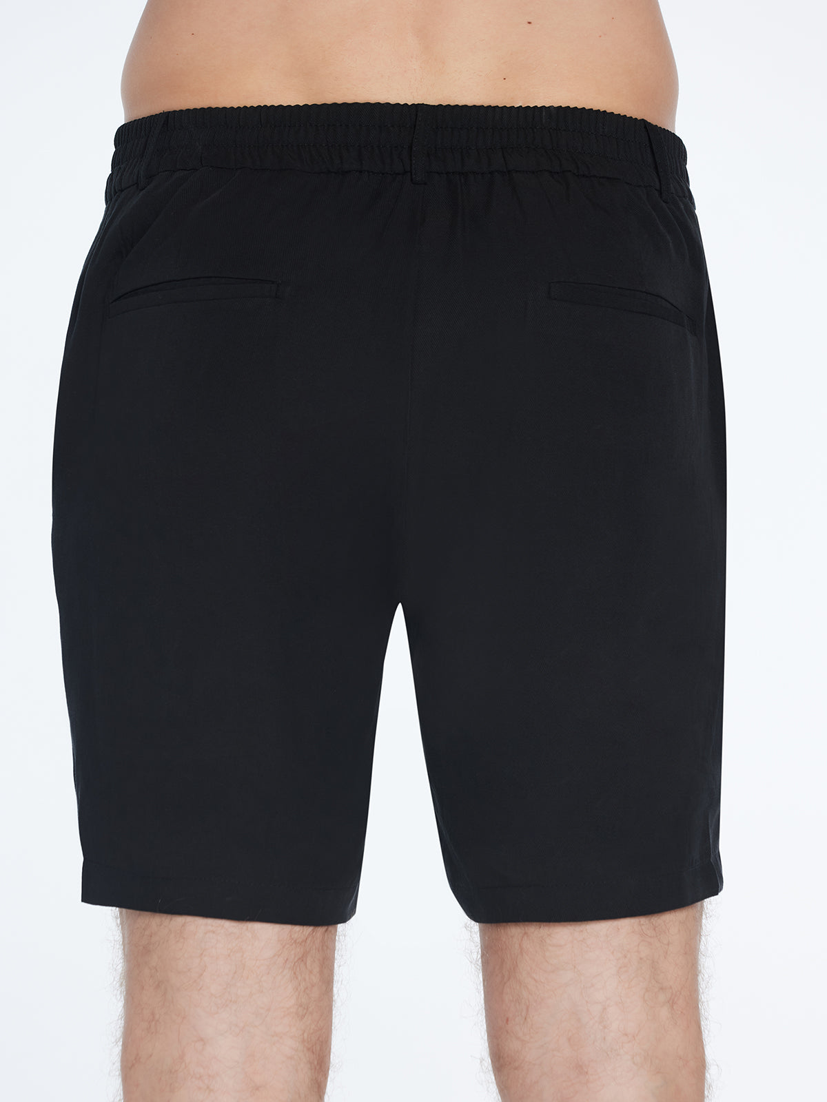 Dominic Black Cotton Shorts | Moeva | Shorts | Each week unveils new pieces—luxury swimwear, fluid resort silhouettes, and elevated summer-to-evening essentials designed to carry you from coastal escapes to city nights.