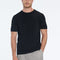 Atlas Black Cotton Round Neck T-Shirt | Moeva | Men Round Neck Shirts | Each week unveils new pieces—luxury swimwear, fluid resort silhouettes, and elevated summer-to-evening essentials designed to carry you from coastal escapes to city nights.