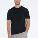 Atlas Black Cotton Round Neck T-Shirt | Moeva | Men Round Neck Shirts | Each week unveils new pieces—luxury swimwear, fluid resort silhouettes, and elevated summer-to-evening essentials designed to carry you from coastal escapes to city nights.