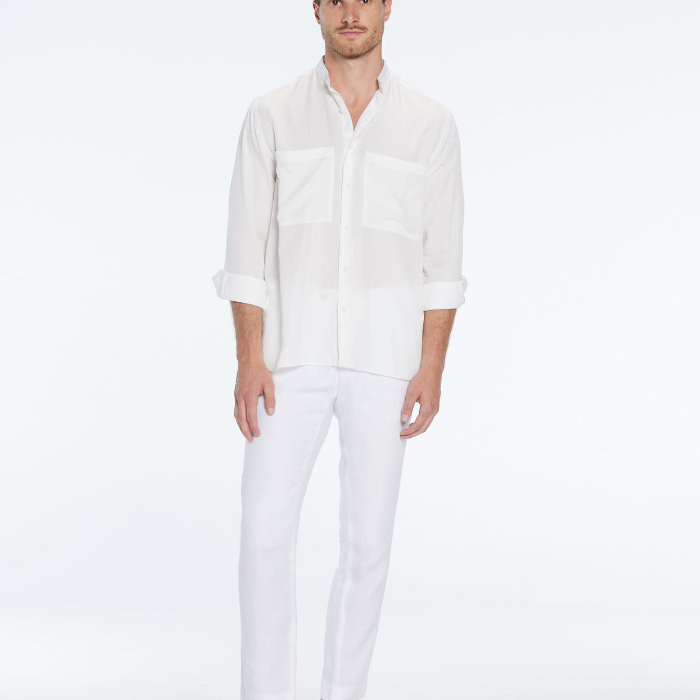 Lucius White Shirt | Moeva | Shirt | Each week unveils new pieces—luxury swimwear, fluid resort silhouettes, and elevated summer-to-evening essentials designed to carry you from coastal escapes to city nights.