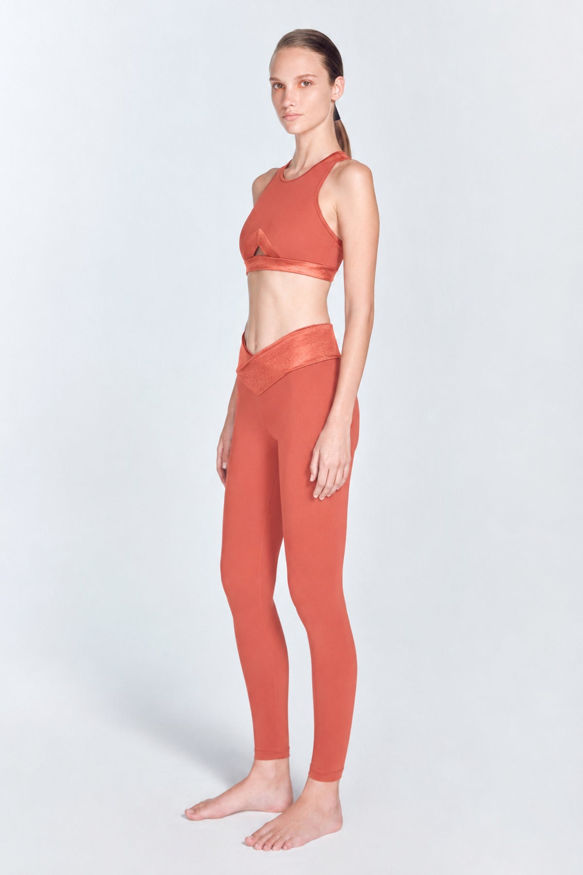 Melina Red Ochre Leggings