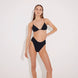 Como Black Triangle High Waist Solid Bikini Set | Moeva | Bikini Set | Each week unveils new pieces—luxury swimwear, fluid resort silhouettes, and elevated summer-to-evening essentials designed to carry you from coastal escapes to city nights.