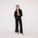 Jacinta Black Cropped Sheer Long Sleeve Shirt and Aura Black High Waist Beach Pants | Moeva | Shirt and Pants | Each week unveils new pieces—luxury swimwear, fluid resort silhouettes, and elevated summer-to-evening essentials designed to carry you from coastal escapes to city nights.