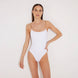Ninetta White Scoop Neck Swimsuit | Moeva | Swimsuit | Each week unveils new pieces—luxury swimwear, fluid resort silhouettes, and elevated summer-to-evening essentials designed to carry you from coastal escapes to city nights.