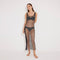 Triana Black Rhinestone Details Mesh Long Dress | Moeva | Beachwear Dresses | Each week unveils new pieces—luxury swimwear, fluid resort silhouettes, and elevated summer-to-evening essentials designed to carry you from coastal escapes to city nights.