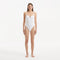 Muriel White Scoop Neck Textured Swimsuit | Moeva | Swimsuit | Each week unveils new pieces—luxury swimwear, fluid resort silhouettes, and elevated summer-to-evening essentials designed to carry you from coastal escapes to city nights.